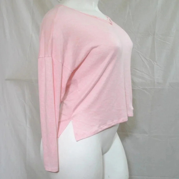 Ande Supersoft V-Neck Knit Pajama‎ Top XL Pink - Picture 4 of 7